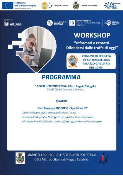 Informati e Protetti. Difendersi dalle truffe di oggi Informati e Protetti. Difendersi dalle truffe di oggi