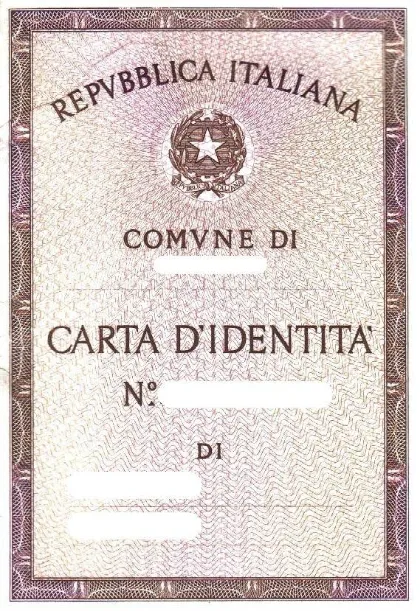 Cessazione validità carta d'identità cartacea