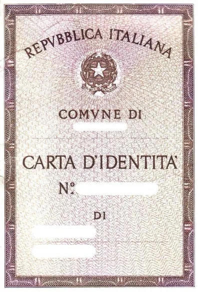 Carta d'identità Carta d'identità